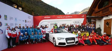 Audi im Wintersport aktiv