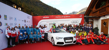 Audi im Wintersport aktiv