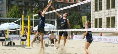 SachsenBeach 2014 – Beachvolleyball mitten in der City