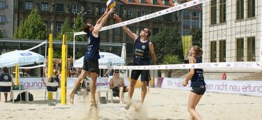 SachsenBeach 2014 – Beachvolleyball mitten in der City