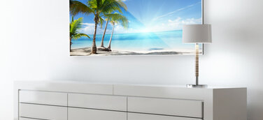 Fotos auf Acrylglas: Wintergeschäft auf Hochglanz