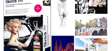 Neues Franzis Sketch 15.0 - Vom Foto zur Zeichnung - Kunst und digitaler Illustration