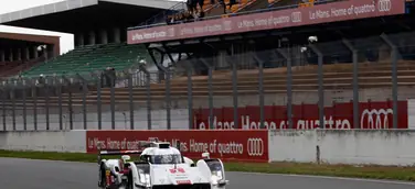 Audi R18 e-tron quattro bereit für offiziellen Testtag in Le Mans