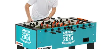 GARDENA Kicker Cup: Tischfußball auf echtem Rasen