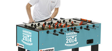 GARDENA Kicker Cup: Tischfußball auf echtem Rasen