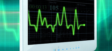 Lüfterfreier Medical-PC mit Multi-Touch entspricht EN 60601