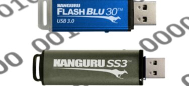 USB-Sticks mit Schreibschutz: Kanguru FlashBlu30 und SS3 gehören zu schnellsten Speicher-Sticks auf dem Markt