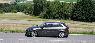 Der Audi A3 Sportback e-tron geht an den Start