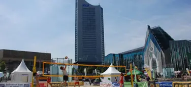Ein Beachvolleyballfest der Superlative