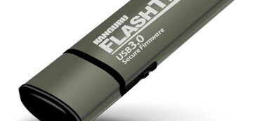 Weltneuheit: Extraschneller USB-Stick 3.0 Kanguru FlashTrust immun gegen BadUSB-Attacken
