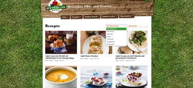Kochen, Backen und Einwecken mit „Deutschland – Mein Garten.“: Die große Rezeptdatenbank für Obst und Gemüse