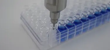 ViscoTec Pharma Dispenser zur Abfüllung von medizinischem Gel für die Behandlung von Hautkrebs