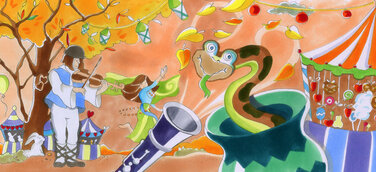 Neues Kinderkonzert zum MItmachen in München - mini.musiks "Auf dem Jahrmarkt"