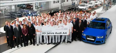 Produktionsjubiläum: 20 Jahre Audi A4 am Standort Ingolstadt