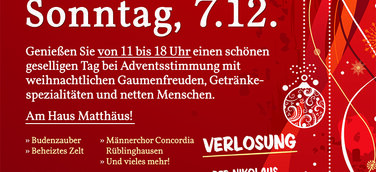 Nikolausmarkt lockt mit kurzweiligem Programm - Turmbläser sorgen für Adventsstimmung am Haus Matthäus