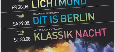 Aquanario im Sommer 2015 erstmals auf dem Flughafen Tempelhof - Ein Festival der großen Gefühle