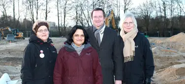 Buhck Gruppe unterstützt Flüchtlingsunterkunft in der Brookkehre in Bergedorf