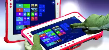 Leistungsstarker, robuster 10“ Tablet-PC mit ultrahellem Display