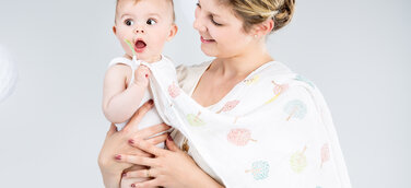 Von Müttern für Mütter Aktion: Blogger-Mamas designen Wickeltücher für die neue Babymoov-Kollketion