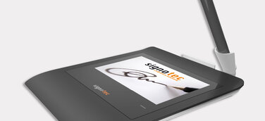 Neue Generation von Unterschriftenpads von signotec auf der CeBIT 2015
