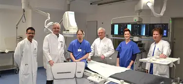 Neuer Hybrid-OP mit Angiographieanlage im Institut für Radiologie in Betrieb genommen