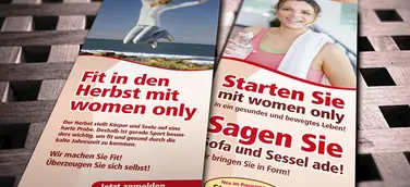 Moritz Dunkel Grafikdesign macht eine gute Figur für Woman Only