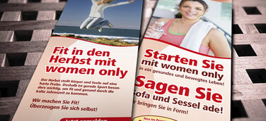 Moritz Dunkel Grafikdesign macht eine gute Figur für Woman Only