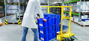 Neuer Taxiwagen für den Materialfluss