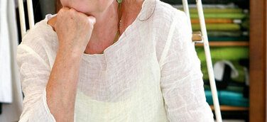 Textildesign Susanne Hinz: "Leinen" ist das Thema am Atelier-Samstag im Juni