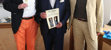 20 jähriges Jubiläum von Jürgen Grau und Thomas Geyer