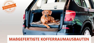 Zauberbett Manufaktur – Passgenaue Kofferraumausbauten für jedes Fahrzeug für den sicheren Hundetransport