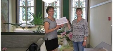 Volksbank Mittweida eG – Mitarbeiter/-innen spenden einen Teil Ihres Gehaltes für einen guten Zweck