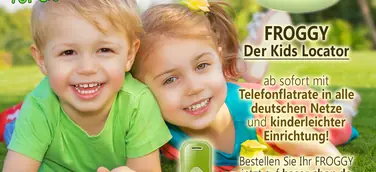 Rundum abgesichert mit dem FROGGY Kids Locator