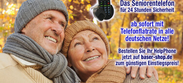 Sicherheit für Senioren mit dem HelpPhone Seniorentelefon