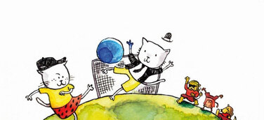 Die Jazz-CD „Matze, Mütze und der blaue Ball“ bringt Kinder mit coolen Welthits und witzigen Eigenkompositionen