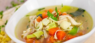 Hühnersuppe bei Erkältung