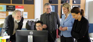 Bundestagsabgeordnete besucht Eckert Schulen: Berufliche Rehabilitation im Fokus