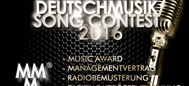 Deutschmusik Song Contest 2016: Managementvertrag für Gewinner