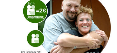 happy pixel bringt der Bayerischen Krebsgesellschaft viele Umarmungen für die Kampagne #hugshelp