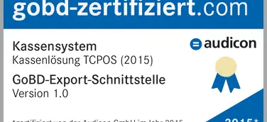 TCPOS-Kassenlösung erhält GoBD-Zertifizierung von Audicon