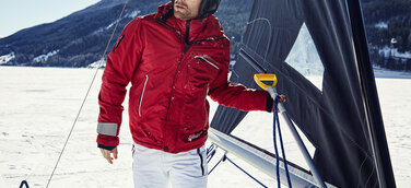 Wintersport-Mode 2015/16 von Gaastra im Rausch des Eissegelns