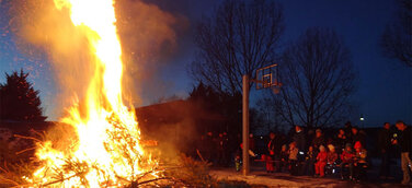 Abschied von Weihnachtsbäumen in Renneritz
