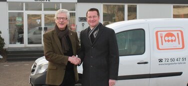 Buhck Gruppe unterstützt Lebensmittelausgabe