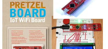 Neues IoT-WiFi-Board für Arduino™ Technologie - FRANZIS entwickelt Pretzel-Board