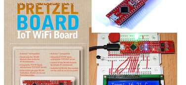 Neues IoT-WiFi-Board für Arduino™ Technologie - FRANZIS entwickelt Pretzel-Board