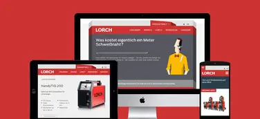 Responsive Design und Schnittstellen zu SAP und Intranet – Website Relaunch der LORCH GmbH mit TYPO3 von anders und sehr