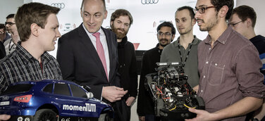 Sieger nach Punkten: Team FAUtonOHM gewinnt den Audi Autonomous Driving Cup 2016