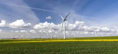 Cloud mit Windkraft