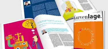 Für das Deutsche Aktieninstitut realisiert Pantos die neue Ausgabe der Kurvenlage.