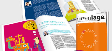 Für das Deutsche Aktieninstitut realisiert Pantos die neue Ausgabe der Kurvenlage.